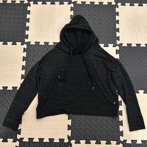 American eagle black printed sweatshirt size small